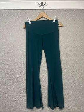 L Offline by Aerie High-Waist Flared Leg Active Pants Dark Teal